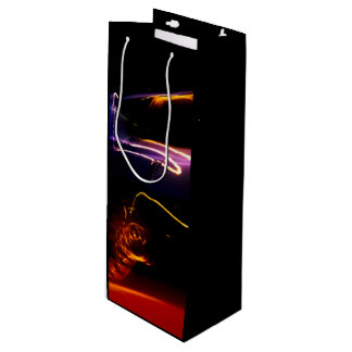 Sac Cadeau Pour Bouteille danse de voiture violette