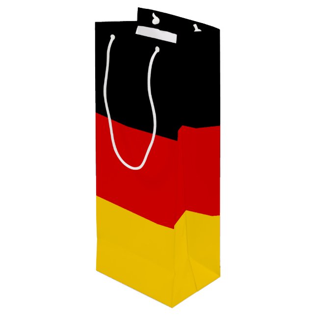 Sac Cadeau Pour Bouteille Drapeau allemand (Dos Angle)