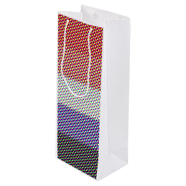 Sac Cadeau Pour Bouteille Drapeau de fierté Cupioromantique Abstrait Tripant (Devant Angle)