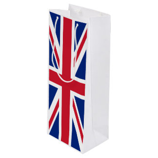 Sac Cadeau Pour Bouteille Drapeau du Royaume-Uni