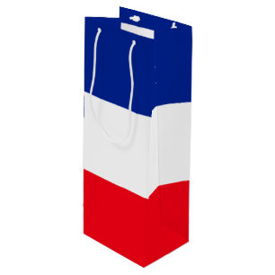 Sac Cadeau Pour Bouteille Drapeau Français Couleurs patriotiques Voyage inte