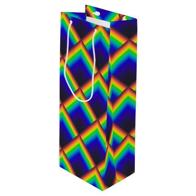Sac Cadeau Pour Bouteille Échelles de spectre solaire (Devant Angle)