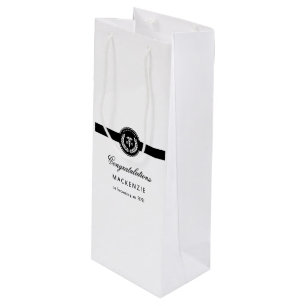 Sac Cadeau Pour Bouteille École de soins infirmiers de la RN moderne sur mes