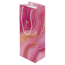 Élégant marbre rose et or