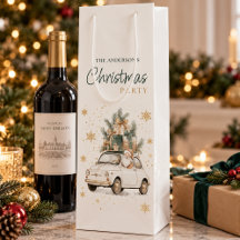 Élégant Père Noël aquarelle fête de Noël