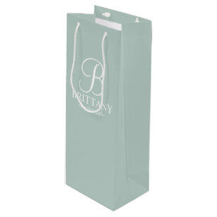 Sac Cadeau Pour Bouteille Élégante domestique personnalisée