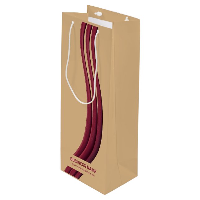 Sac Cadeau Pour Bouteille Emballage promotionnel sur mesure (Devant Angle)