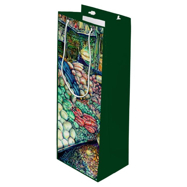 Sac Cadeau Pour Bouteille Encelade (Devant Angle)