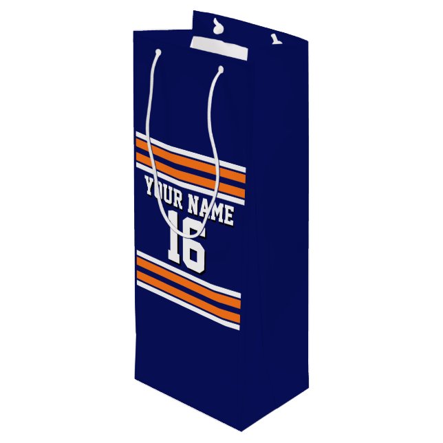 Sac Cadeau Pour Bouteille Équipe de strip-tease Jersey (Dos Angle)