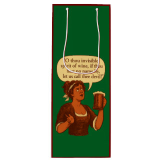 Sac Cadeau Pour Bouteille Esprit invisible du vin