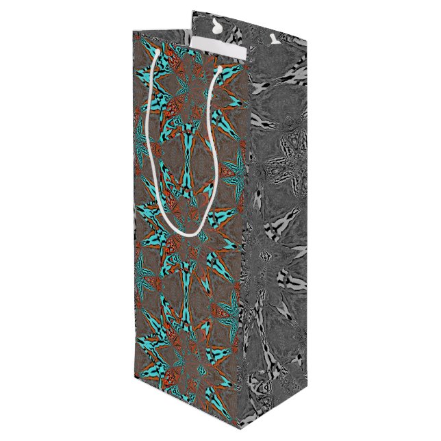 Sac Cadeau Pour Bouteille Étoile de la complexité future (Dos Angle)