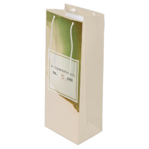 Sac Cadeau Pour Bouteille Fab Chartreuse 🤵 audacieux et élégant Mariage bud