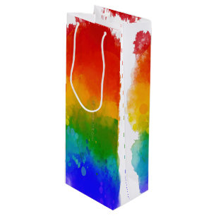 Sac Cadeau Pour Bouteille Fierté moderne de SlipperyJoe éclaboussure d'énerg