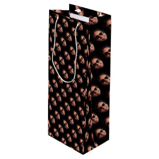 Sac Cadeau Pour Bouteille Fun Personalized Face Photo