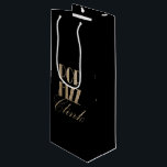 Sac Cadeau Pour Bouteille Gatsby party Gold et Black Pop Fizz Clink<br><div class="desc">Nouvel an Eve Gold et Black Pop Fizz Clink fournitures d'emballage cadeau. Faux Gold foil Pop Fizz Clink party favors pour la fête de la Saint-Sylvestre de style Great Gatsby,  soirée de mariage Art déco,  1920 bachelorette party favors.</div>