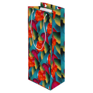 Sac Cadeau Pour Bouteille Géorgie O'Keefe 1919 Canne rouge