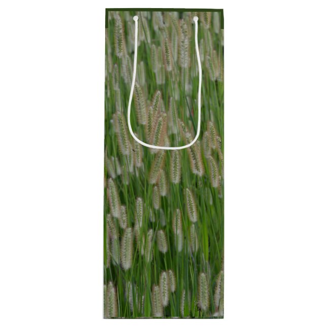 Sac Cadeau Pour Bouteille Graines vertes (Devant)