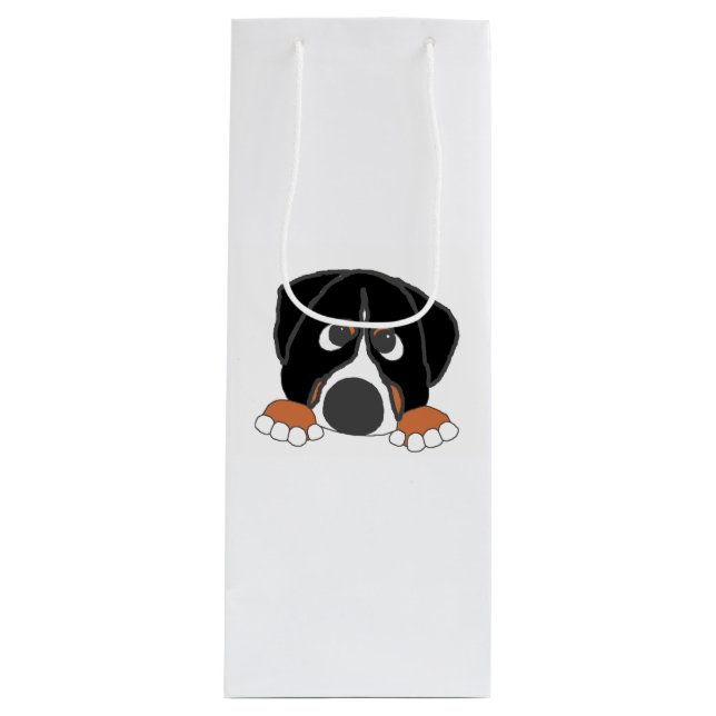 Sac Cadeau Pour Bouteille gsmd qui regarde (Devant)