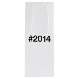 Sac Cadeau Pour Bouteille Hashtag 11 Anniversaire 2014