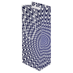 Sac Cadeau Pour Bouteille illusion d'optique réaliste
