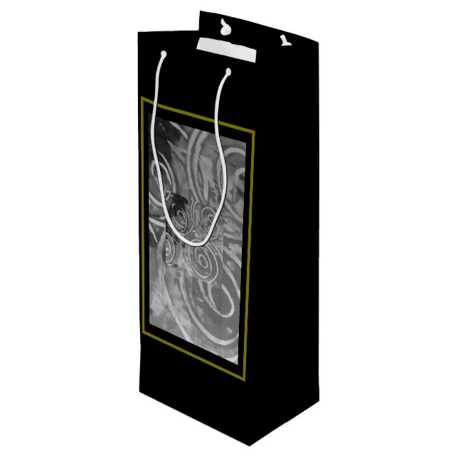 Sac Cadeau Pour Bouteille Impression Acrylique Simply Swils-2 (Dos Angle)