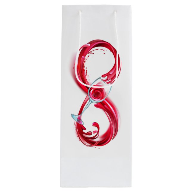 Sac Cadeau Pour Bouteille Infinity (Devant)