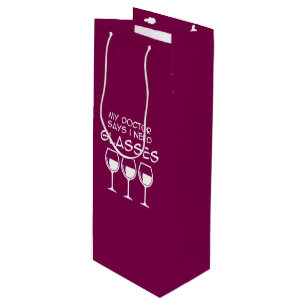 Sac Cadeau Pour Bouteille J'ai besoin de lunettes