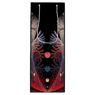 Sac Cadeau Pour Bouteille Jonglage Abstrait Art moderne Imaginaire fractal