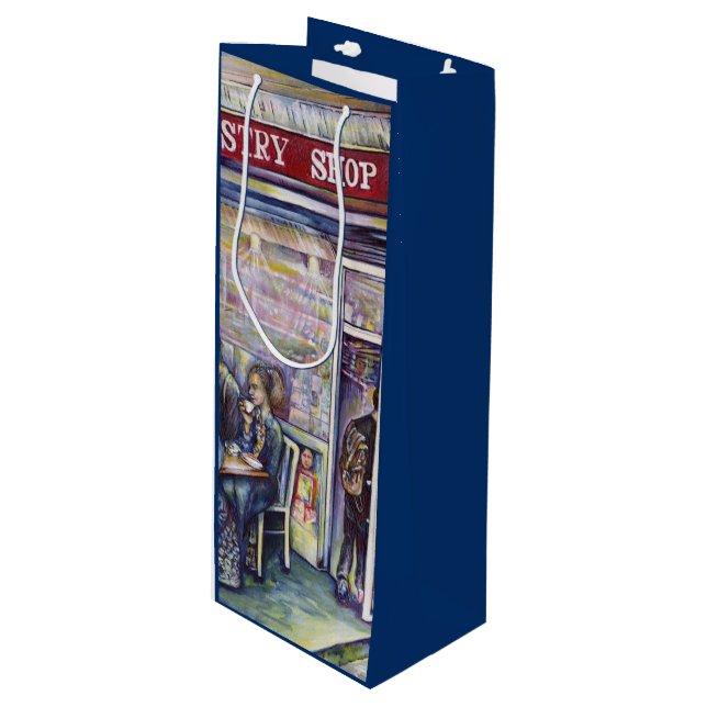 Sac Cadeau Pour Bouteille Jovial (Devant Angle)