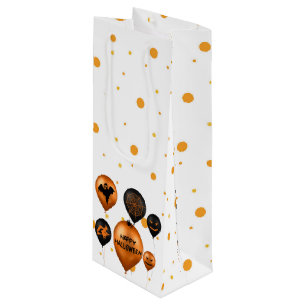 Sac Cadeau Pour Bouteille Joyeux Ballons du parti Halloween