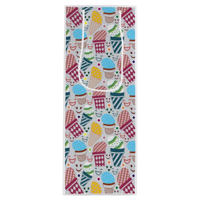 Sac Cadeau Pour Bouteille Joyeux Pâques (Devant)