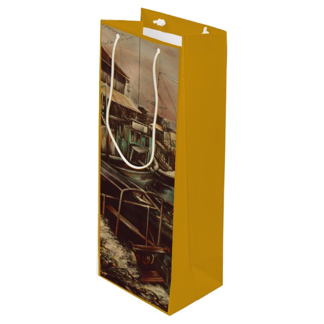 Sac Cadeau Pour Bouteille Joys de Jaffe (Devant Angle)