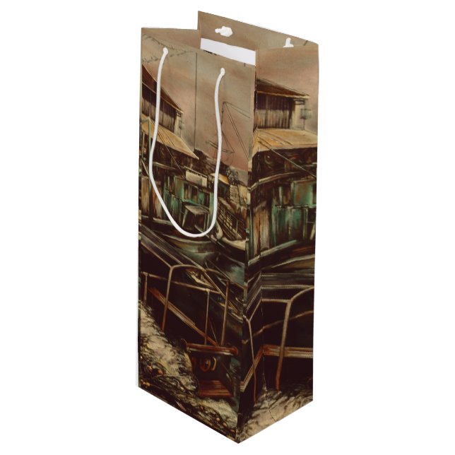 Sac Cadeau Pour Bouteille Joys de Jaffe (Devant Angle)