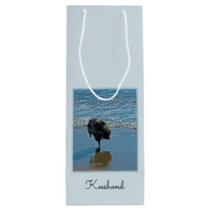Sac Cadeau Pour Bouteille Keeshond Ballet Photographie - Joli chien d'origin