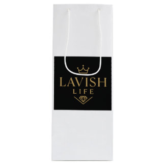 Sac Cadeau Pour Bouteille Lavish Wine Gift Bag