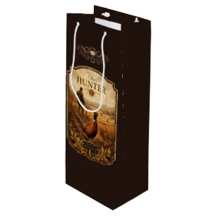 Sac Cadeau Pour Bouteille Le Chasseur