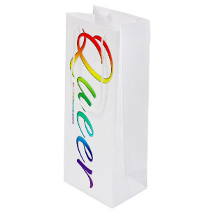 Sac Cadeau Pour Bouteille Le mot unique expressif et étrange de SlipperyJoe