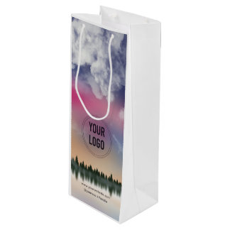 Sac Cadeau Pour Bouteille Logo d'entreprise personnalisé | Entreprise promot
