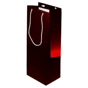 Sac Cadeau Pour Bouteille Lumières Cranberry Et Black