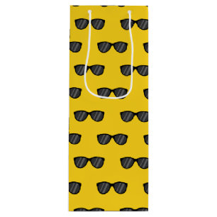 Sac Cadeau Pour Bouteille Lunettes de soleil de dessin cool