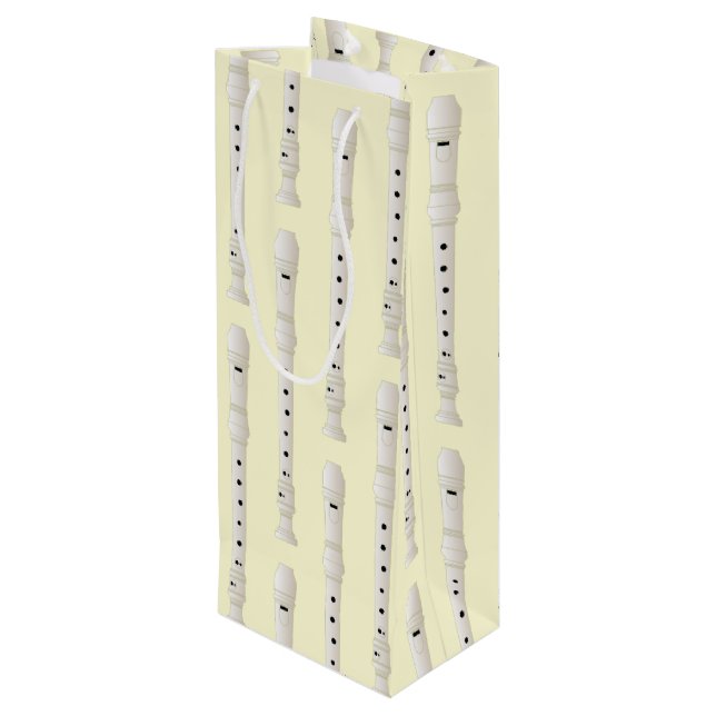Sac Cadeau Pour Bouteille Magasin Musique Teacher Musique Musique Groupe (Dos Angle)