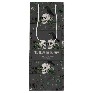 Sac Cadeau Pour Bouteille Mariage irlandais gothique de la Saint-Patrick Fle