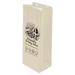 Sac Cadeau Pour Bouteille Massage Thérapie Guérison Mains Énergie Spa Bien-ê