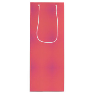 Sac Cadeau Pour Bouteille Motif de rose et violet doux
