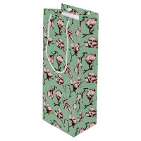 Motif sans couture avec bourgeons floraux des arbr