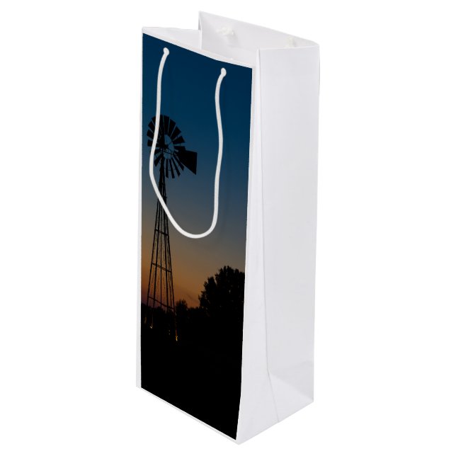 Sac Cadeau Pour Bouteille Moulin Ozark Sunset (Devant Angle)
