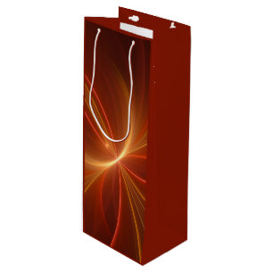Sac Cadeau Pour Bouteille Mystique Abstrait Fractal Art Moderne Couleurs cha