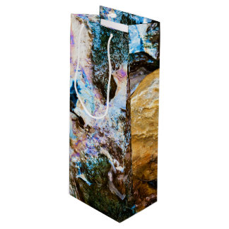 Sac Cadeau Pour Bouteille nature abstraite eau morte