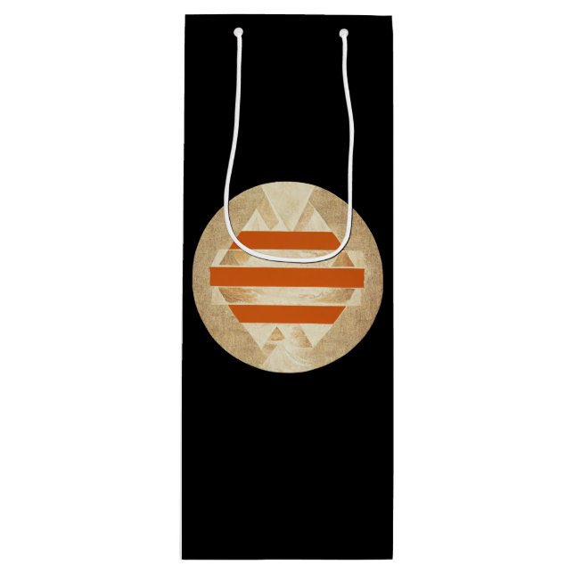 Sac Cadeau Pour Bouteille Nikias Logo (Devant)