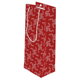 Sac Cadeau Pour Bouteille Noël Rouge, Décor de Noël, Noël, Noël